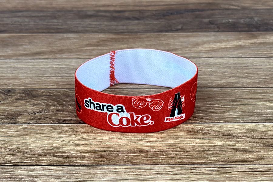 elastische polsbandjes van Coca-Cola